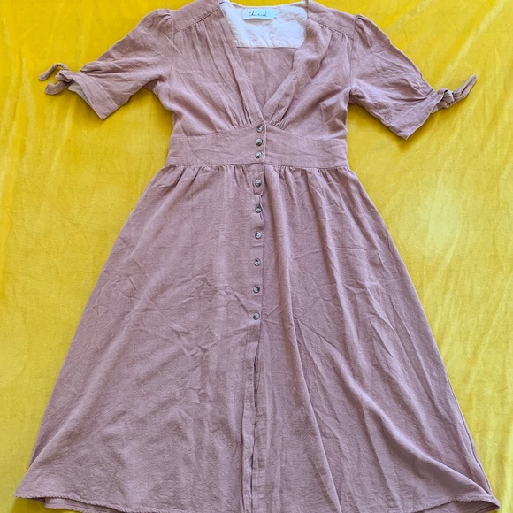 Chicwish Pink Tea Dress - Picture 5 of 5